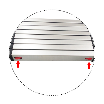 Tecnología de cierre suave de aire de escalera retráctil con un botón